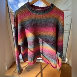 Something Navy Ombré soft sweater